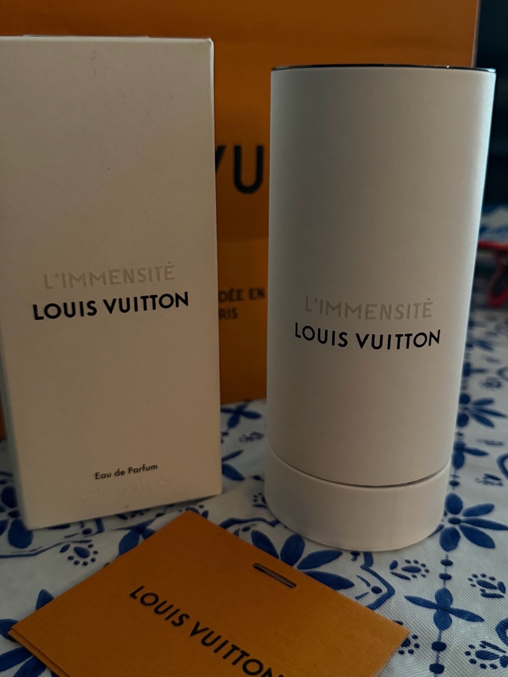 Fragrance bottle and box